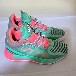 🔥RARE AUTHENIC ADIDAS D ROSE 11 BOARDWALK COLOR TEAL SIZE 7.5🔥